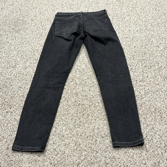 Everlane Black Skinny Jeans Sz 25 High Rise Denim - Picture 6 of 6